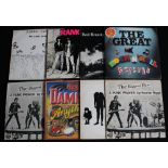 PUNK - Collection of 8 x original title LP's.