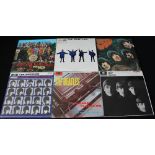 BEATLES - Collection of 6 x original studio albums to include early mono pressings and 7 x 7"