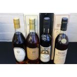 COGNAC - 4 bottles of Cognac to include