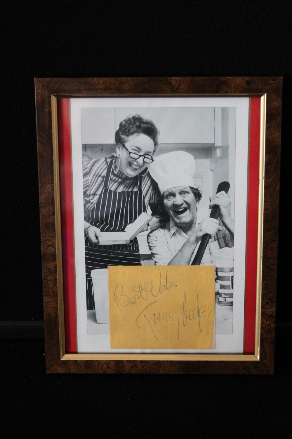 TOMMY COOPER - a framed photograph of To