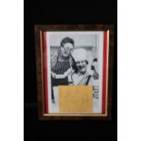 TOMMY COOPER - a framed photograph of To