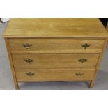 EDWARDIAN CHEST OF DRAWERS - an Edwardia