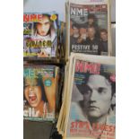NME - a collection of 400+ copies of NME magazine to include approximately 94 from the 80s,