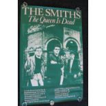 THE SMITHS - The Smiths' The Queen is Dead 1986 tour poster featuring British venues and dates.