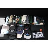 ERIC CLAPTON - a selection of 22 post 1994 Eric Clapton t-shirts and baseball caps from his tours