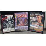 BOXING/WRESTLING - 3 framed promotional event posters to include Royal Bath & West Showground 6th