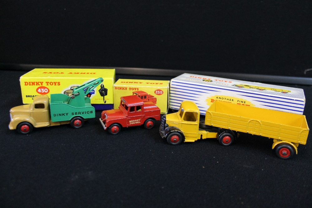 DINKY TOYS - a collection of 3 boxed Dinky die cast toy vehicles to include a 255 Mersey Tunnel