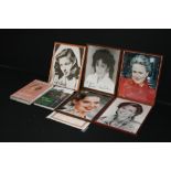 AUTOGRAPHS - a collection of 7 autographed photos and books to include Far Have I Travelled by