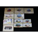 CORGI BUSES - a collection of 10 boxed Commercials from Corgi die cast models.