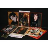 AUTOGRAPHED PHOTOS - a collection of 7 autographed photographs to include The Avengers Annuals