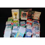 FOOTBALL PROGRAMMES - a collection of 27 programmes to include a number signed by Jimmy Greaves and