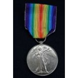 MEDAL - a British Victory Medal awarded to Reverend G a Jeffery.