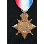 MEDALS - BRITISH - 1914-1915 STAR - Awarded to Chaplain F E Sutcliffe BA RN,