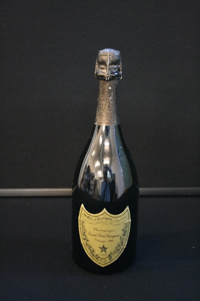 CHAMPAGNE - MOET ET CHANDON - a bottle of Moet et Chandon Champagne Cuvee Dom Perignon Vintage 1983,