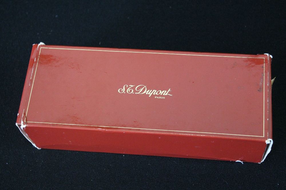 STERLING SILVER DUPONT - an 'Olympio' solid silver rollerball pen with original box and paperwork - Image 3 of 4