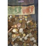 COINAGE - a selection of coinage to include a small amount of silver - English pre 1945 to include