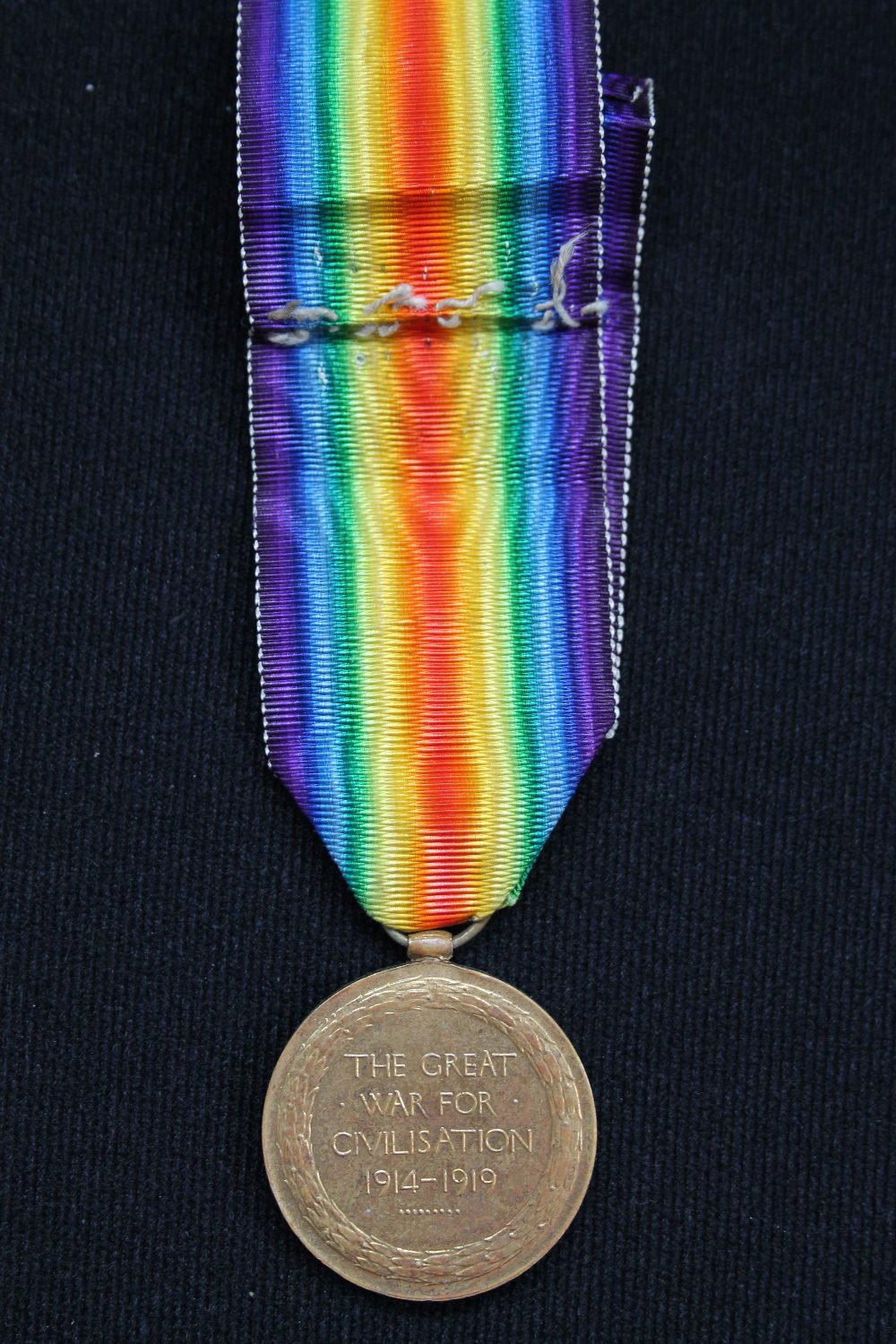MEDAL - a British Victory medal awarded to Charles Edward Whatley Paddock, Captain the Royal Navy, - Image 2 of 2