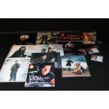 TV AND FILM - 2 folders of signed photographs from a number of famous actors to include Ellen Muth,