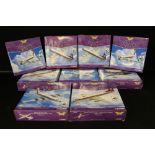 CORGI AEROPLANES/AIRPLANES - AIRLINERS OF THE WORLD - a selection of 9 packaged The Aviation