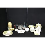 CERAMICS & GLASS - a selection of Victorian glassware to include cut,