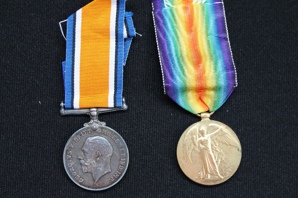 MEDALS - BRITISH WAR MEDAL AND VICTORY PAIR - awarded to K-37300  Stoker 1st Class E. E. G.