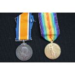 MEDALS - BRITISH WAR MEDAL AND VICTORY PAIR - awarded to K-37300  Stoker 1st Class E. E. G.