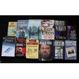 AUTOGRAPHED BOOKS - a collection of 12 autographed books to include Ben Elton's Blast From the Past,