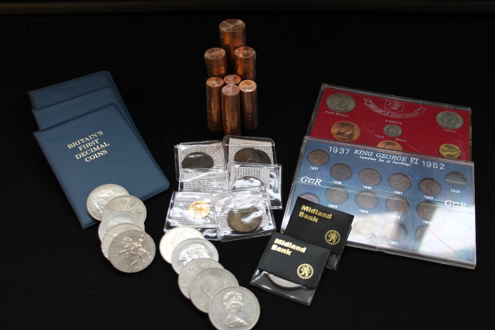 GREAT BRITISH COINS - a collection of Great British coins to include sealed and UNC 1971 2p (50