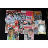 THE BEATLES - a collection of 12 magazin