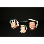 ROYAL DOULTON - 3 character mugs to incl