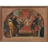 Matteo Rosselli (Firenze 1578-1650) PAPA ALESSANDRO IV, ISPIRATO DALLA VERGINE APPROVA NEL 1255 L'