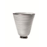 Gio Ponti(Milano 1891-1972)VASO, ANNI ‘30Manifattura San Cristoforo, MilanoTerraglia con anelli a