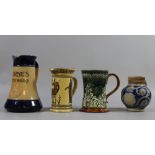 Three Royal Doulton stoneware jugs to in