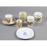 A collection of commemorative china to i