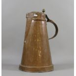 A Benson style large copper jug with imp