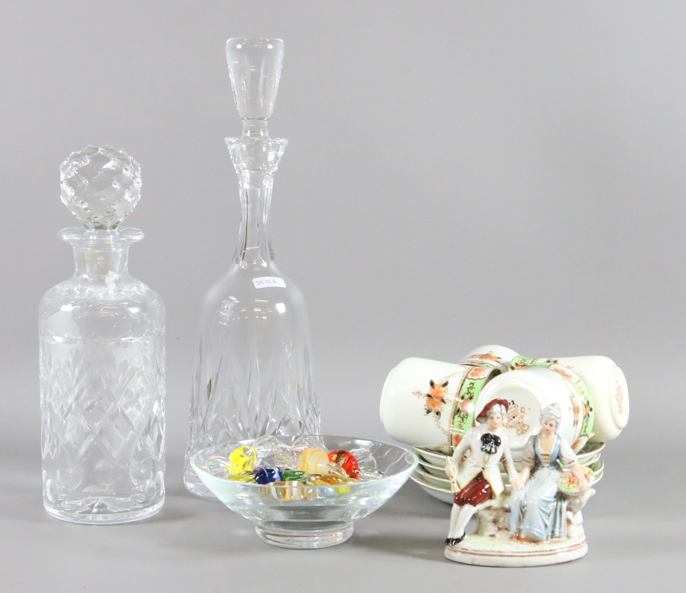 A small collection of ceramics and glass