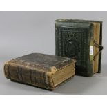 Two Victorian leather bound photograph a