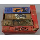 Five circa 1900 bound adventure books to