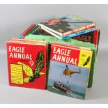 A box of Eagle Annuals 1963 to 1965 alon