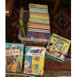 A collection of 1970s childrens annuals