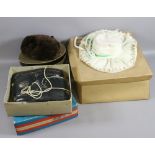 Two boxed ladies hats including fur exam