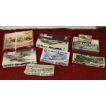 A collection of old Airfix model constru