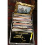 A box of mainly easy listening L.P recor