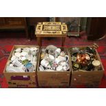 Three boxes of mixed china,