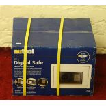 A boxed Nutool digital safe in unused condition.