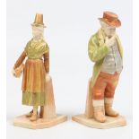 Two Royal Worcester figures by James Hadley. John Bull from the Countries of the World series and