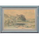 Phillip Osment (fl.1900-1930). A set of six framed watercolours, various coastal landscapes with