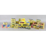 A collection of boxed Diecast toy cars to include Matchbox and Maisto.