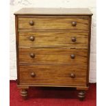 A Victorian faux front commode converted to a hifi unit.