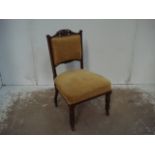 Late Victorian Mahogany Frame Nursing Chair